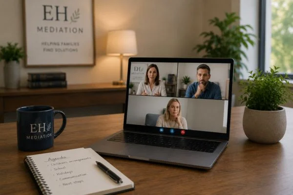 child access mediation Somerset online meeting.