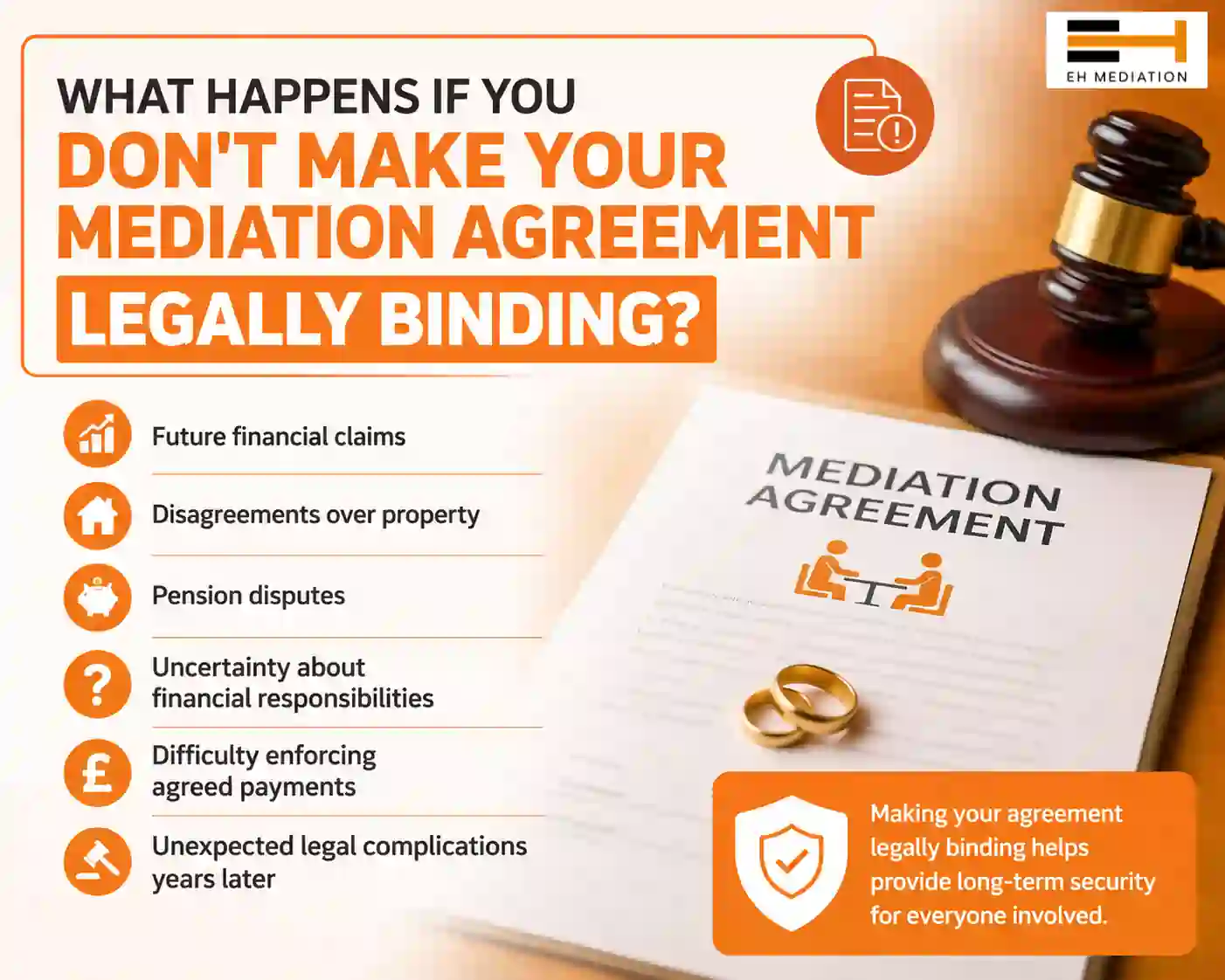 What Happens If You Don't Make Your Mediation Agreement Legally Binding Somerset?